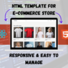 Simple HTML e-commerce Template