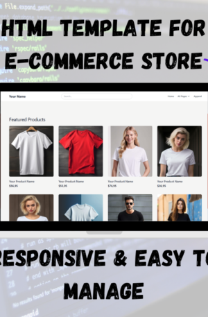 Simple HTML e-commerce Template