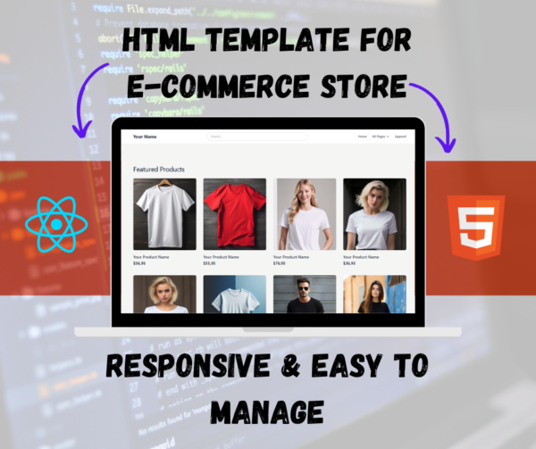 Simple HTML e-commerce Template