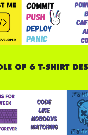 5+ Coding Design – Premium Casual Style Design Packs, Trendy T-shirt Design Pack, Pop Culture, Urban Wear, Coding T-shirt Prints Design.